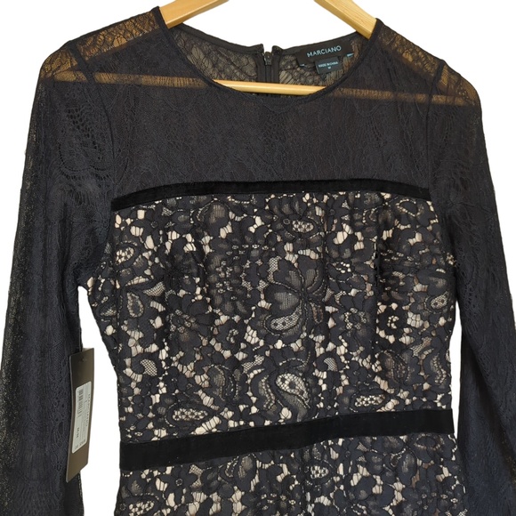 Marciano Black Lace Maxi Dress - Picture 4 of 15